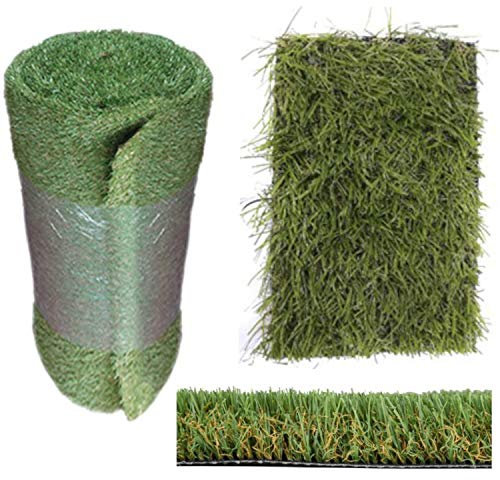 Rouleau de Gazon Artificiel Tapis Pelouse Synthétique de 25 mm x 10 m.