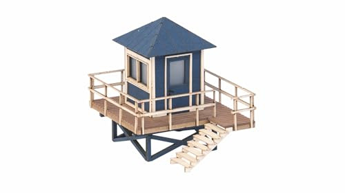 NOCH Rettungsschwimmer-Turm mit Haifisch-Flosse