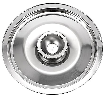 BESTonZON Edelstahl Topfdeckel 14cm, Universal Deckel für Gewürztöpfe und Öltöpfe, Rostfreier Ersatzdeckel für kleine Töpfe Pfannen Schüsseln, Küchenhelfer Zubehör Silber