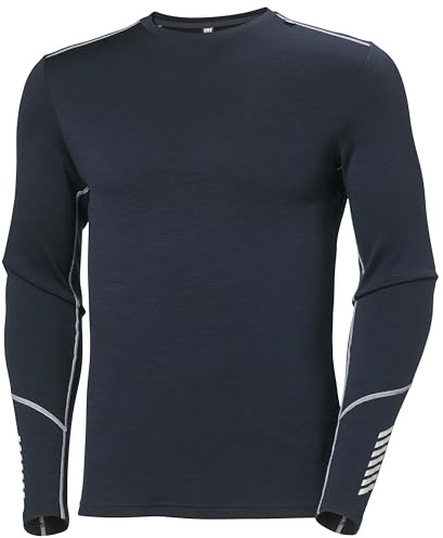 Helly Hansen Men's LIFA Merino Midweight Crew, Navy 2.0, XL