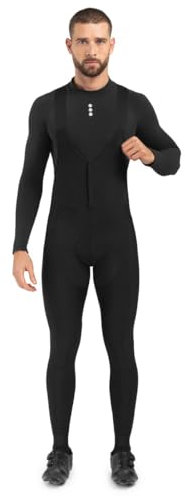 SIROKO - Salopette da Ciclismo Invernale - Deep Winter DW Troms - S - Nero