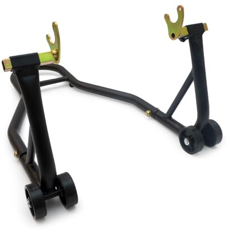 Béquille Arrière Universelle pour Diabolos - Support Stable et Durable pour Moto (Noir)