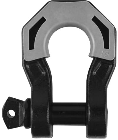 Husar Winch Stahlschäkel 5T, Tragkraft 5000 kg, extra starke Stahlkonstruktion, vielseitig einsetzbar, Anschlüsse für Gurte, Seile, Ketten und Off-Road Anwendungen