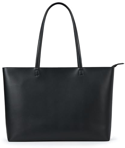 KALIDI Handtasche Damen Groß Shopper Tasche Damen PU Leder Tote Bag Wasserdichte Henkeltaschen mit Reißverschluss für Arbeit, Reisen, Einkauf, Schule