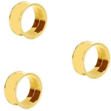 TOPBATHY 3St Serviettenringe aus Edelstahl Stainless Steel inoxlm Serviettenringe aus Metall runder serviettenring Hochzeitsdekoration geschirrtücher Serviettenring aus Metall Milchpulver