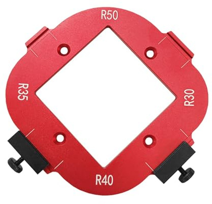 Modèles de Routeur Gabarit de Routage de Rayon D'angle Gabarit Rapide 4 en 1 Rond pour le Positionnement des Bits Gabarit Routeur Machine de Découpage Travail du Bois Bricolage