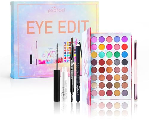 FantasyDay Calendario dell'Avvento 2025 Beauty, Kit di Bellezza Cosmetici Kit per Occhi, Viso e Labbra - Set di Trucchi con Correttore, Rossetti, Lucidalabbra, Palette Ombretti, Mascara, Trousse, Fard