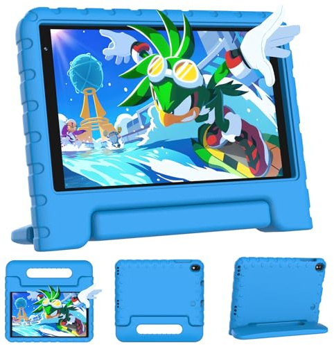 YESTEL Tablet Bambini 8 pollici Android 11, 2GB RAM 32GB ROM 1TB Espandibile, WiFi, 5MP+2MP, 3600mAh, 1280 * 800, GPS, Tablet PC con EVA Custodia, Blu