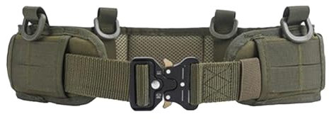 Sicherheitsgürtel – Polizeigürtel Aus Legiertem Nylon | Taktischer Dienstgürtel Mit Komponentenholster Für Die Sicherheitsjagd Der Strafverfolgungsbehörden | Militär-Hüfttaschenausrüstung, Utility-Hüf