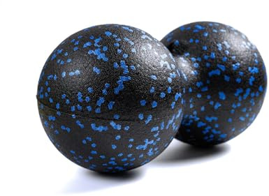 palla fasciale portatile,Palla massaggiante a doppia sfera,Automassaggio palla,per Rilassare I Muscoli Del Collo E Della Schiena