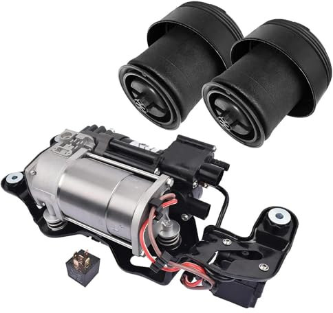 Bilstötdämpare 3st Luftfjädringskompressor Med Ventilblock+luftfjäder För BMW För X5 F15/F85 X6 F16 37126795013 37206875177 Stötdämpare för bil