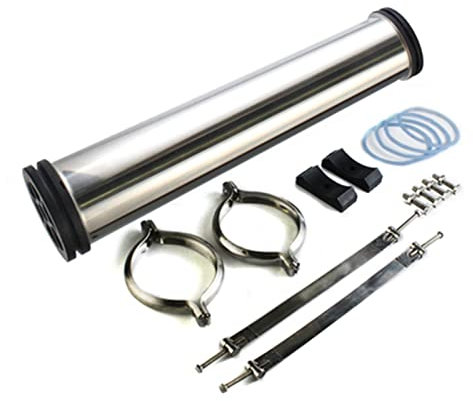 Filtros de Agua para Grifo, Carcasa de filtro de acero inoxidable 304 de membrana RO de ósmosis inversa 800g 4021, para uso doméstico debajo del fregadero
