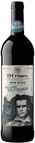19 Crimes Mid Strength Red Blend 75cl