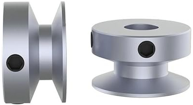 VIGAN Einzelrille, A-Typ, Keilriemenscheibe, Einzelschlitz, Aluminium, Legierung, Riemenscheibe, 40 mm, 60 mm, 80 mm, 100 mm, 120 mm