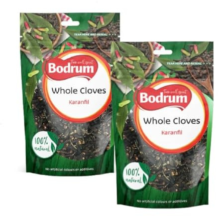 BOD-rum's Clove 50G Whole Clove Seeds Sweet Aromatic Pure Natural No Additives Premium Quality Delicious Flavour Product of Turkey Origin Pack of 2