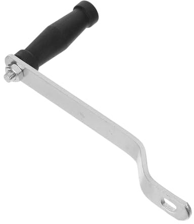 Milisten Manivelle de Treuil de Remorque en Acier Zingué Poignée Ergonomique Confortable 1 Pièce pour Treuil de Bateau et Remorque Nautique Résistance aux Intempéries et Usage Prolongé