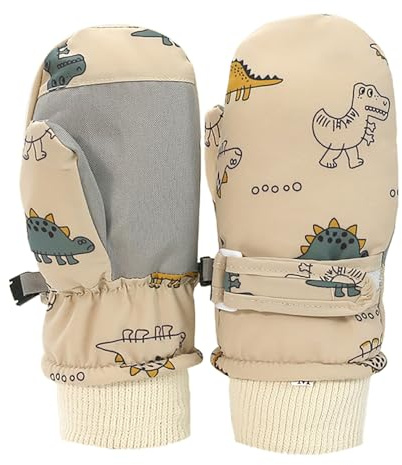 Gants de Ski Enfants, Moufles de Ski Fille Garçon Gants Chaud Hiver Moufles Coupe-Vent Respirant Snowboard Gants de Ski pour Enfants, garçons et Filles, moufles Chaudes, imperméables