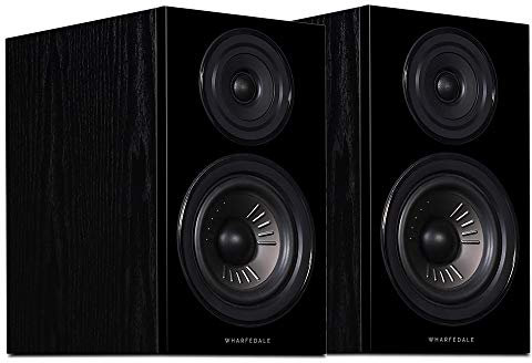 Wharfedale Diamond 12.2 Par de Altavoces pasivos de Estante, Negro