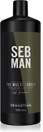 SEBMAN The Multi-Tasker, 3en1 Gel nettoyant corps cheveux et barbe 1000ml
