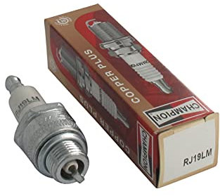 CHAMPION – Candela di accensione CAMPION RJ19LM – durevole e affidabile, di alta qualità, equivalente CAMPION QJ19LM, NGK BR2LM, NGBR2LM, TASHIMA 2209851