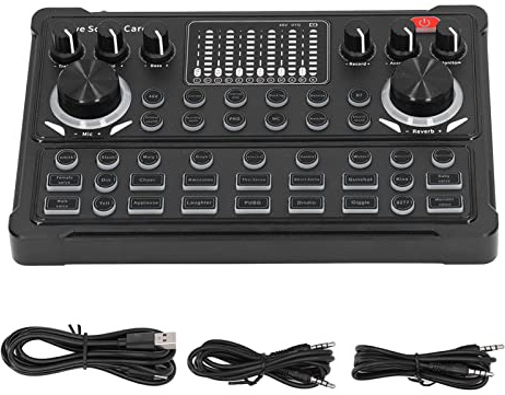 M3 Live Soundkarte mit DSP Rauschreduzierung LED Display Sprachwechsler Audio Mixer für Streaming und Aufnahme