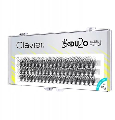 Clavier Clavier Artificial Eyelashes in Clusters Bedu2O per uso professionale per migliorare le prestazioni in ogni utilizzo con misura o specifica 14 mm