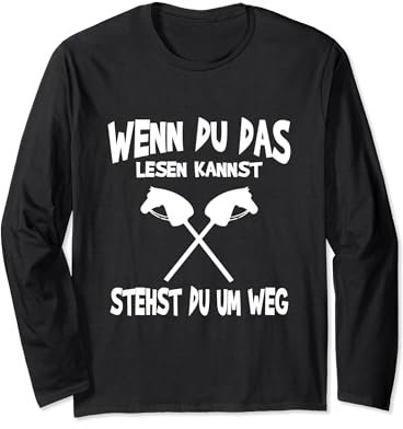 Hobby horse selbstgemacht Steckenpferd hobby-horse Langarmshirt