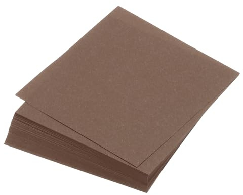 QUARKZMAN 100 Blatt Origami-Papier beidseitig braun 13 x 13 cm 70 g/m² quadratisches Faltblatt für Kunsthandwerk, Anfänger, Geschenkdekorationen