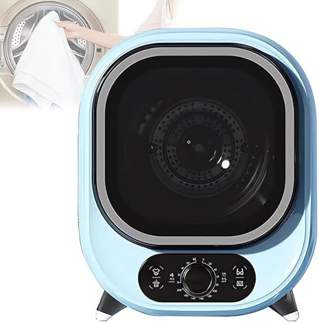 Sèche-Linge Condensateur Portable 5kg Mini-Sèche-Linge Ventilé Compact - Capacité Charge 0,8 Kg - Pratique et Efficace!