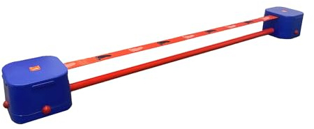 Slackline per Bambini, Sviluppare l'Equilibrio e il Coordinamento, Blu e Rosso