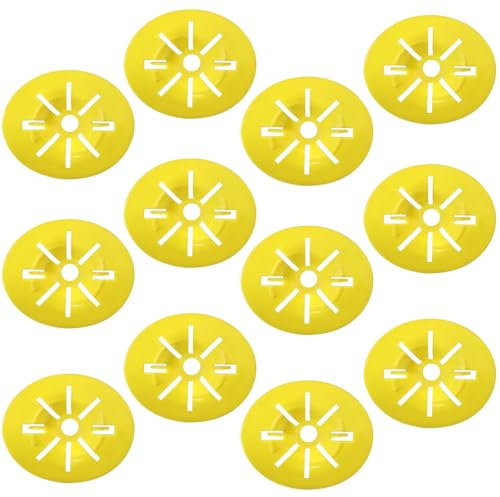 12pz Trappola per Vespe，GeeRic Trappola Repellente per Calabroni Riutilizzabile Non Tossica Simula Fiori Gialli DIY Trappola per Mosche,Vespe, Insetti Calabroni per Agricole, Frutteti, Giardini