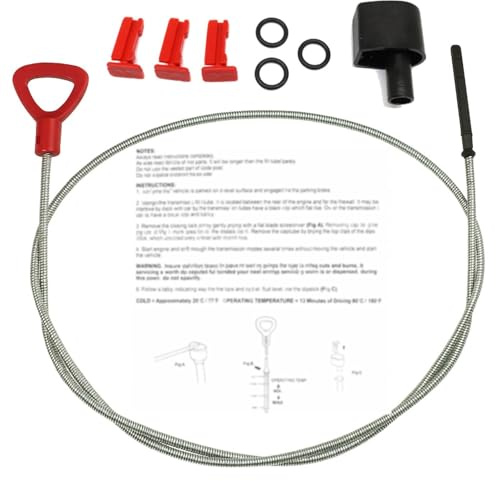 Callume Automatikgetriebe Messstab 1220mm Kompatibel mit Mercedes W203 W211 | Ölmessstab für W163 W208 W210 W220; Referenznummern: 140589152100, 1405891521, 140-589-15-21, 168589012100.