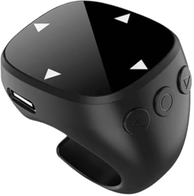Pasapáginas | Control Remoto Inalámbrico para Teléfono,Tecnología Vestible para Trabajo Presentaciones Streaming Fotos Lectura Música Redes Sociales Juegos