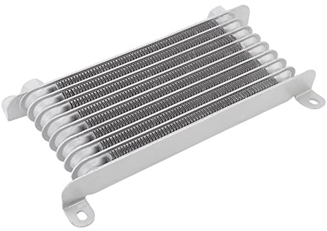 Engine Oil Cooler Aluminum Radiator Cooling Motorcycle Dirt Bike ATV, EFFICIENTLY Cools Engine for 50CC‑250CC, HIGH-Strength Aluminum Construction