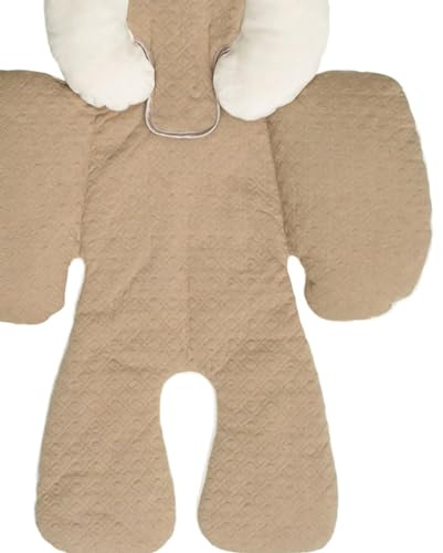 Generic Colchón para Carrito Infantil, Tapete Ajustable, Suave y Respetuoso con el Medio Ambiente para Cochecito de bebé, para Uso Durante Todo el Año, Adecuado para Cochecito de Niños y Infantil,