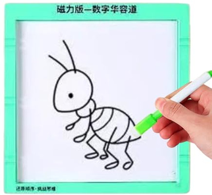 xMagnetic Number Puzzle - Tableau de comptage éducatif 1 99, Ensemble d'activités de gribouillage avec Stylo pour Apprendre en s'amusant, Jeu Intelligent pour pour Les détails des garçons, Fil