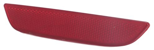 Alomejor Reflector de Parachoques Trasero, Material ABS con Luces Marcadoras Rojas para MK4 y, Mejora la Visibilidad Nocturna y la Seguridad del Vehículo (Izquierda)