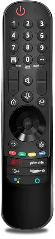 Riry Magic Mando para LG Smart TV con Puntero y Función de Voz - Mando a Distancia Universal Compatible MR21GA MR22GA MR23GA MR24GA, Control Remoto para LG UHD OLED QNED NanoCell 4K 8K TV