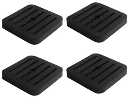 Anti Vibration Pad Klimaanlage Rack Gummi Erhöhte Basis Rutschfeste Dämpfer Stoßdämpfer Möbel Matten Klimaanlage Teile(4.8cm 4pcs)