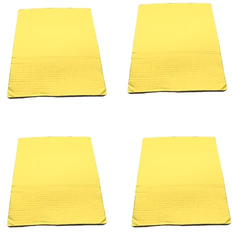 VICASKY 10pcs Auto Sound Deadening Mat with Aluminum Foil and Rubber for Engine Heat Insulation and Soundproofing, Self-Adhesive Car Insulation Film for Engine Shield and Noise Reduction