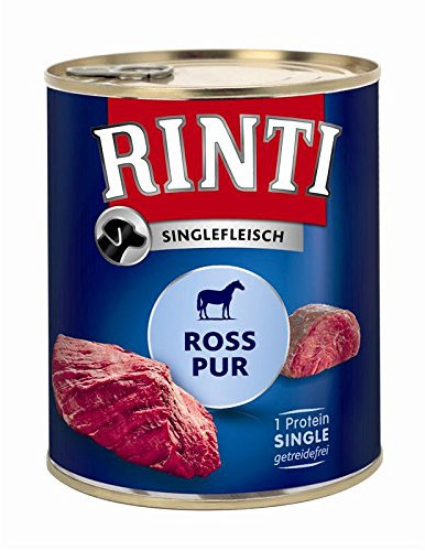 Rinti Singlefleisch Ross Pur 800g - Sie erhalten 6 Packung/en; Packungsinhalt 0,8 Kg