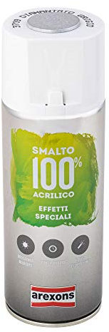 AREXONS SMALTO 100% ACRILICO EFFETTI SPECIALI DIAMANTATO Smalto spray Grigio 400 ml vernice spray universale smalto acrilico resine di alta qualità essiccazione rapida bomboletta spray