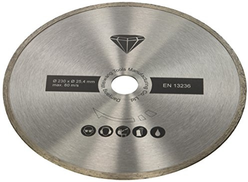Scheppach 7906700704 – Disco da taglio diamantato, adatto per den FS4700 Tagliapiastrelle, taglia piastrelle, Marmo, Diametro 230 X 2,4 mm