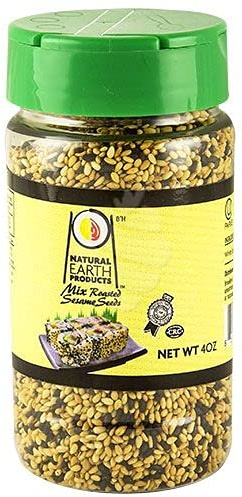 Natural Earth Products Mezcla de semillas de sésamo tostadas, 113 g, paquete de 2