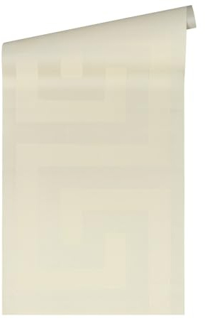 A.S. Création VERSACE WALLPAPER - Luxustapete - Key Wallpaper 10m x 70cm Ivory 386094