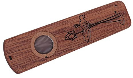 Kazoo Mundharmonika, Tragbare FlöTe, Holzbegleitung, Einfach zu Spielen, Kazoo Amplify Ham (Ebenholz)
