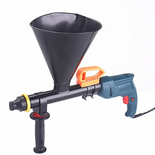 EXENXA 220V 2800 Rpm Electric Mortar Pointing Grouting Spray Gun, 850W Semi-Automatic Cement Grout Caulking Gun With Round Flat Nozzle