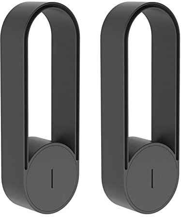 Vadillo 2X Purificador de Iones Negativos de 20 Millones Mini Ionizador Doméstico Purificador de Aire de Coche Enchufable Negro