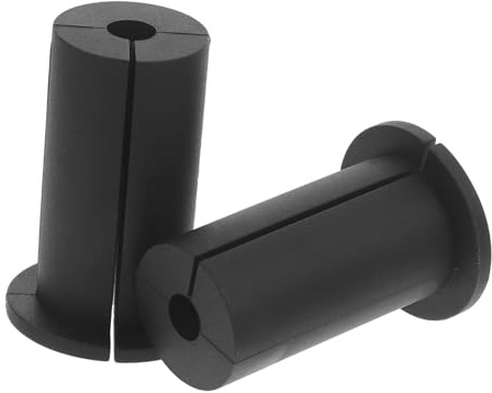 Protector de Cable de Silicona Negro para Pared 1 Pulgada 2 Piezas