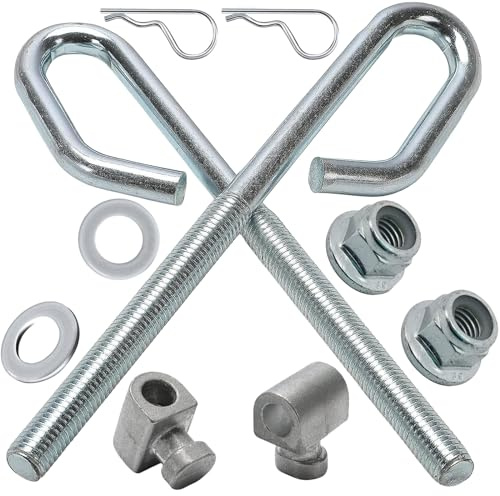 (2 unidades) GX24864 GX21718 Kit de barra de elevación de cubierta para John Deere LA120 L100 L120 E130 D140 X S E Series 14M7465 GX26085 24M7053 14M7400 Tractores cortacésped, paquete de 2 E130 Kit